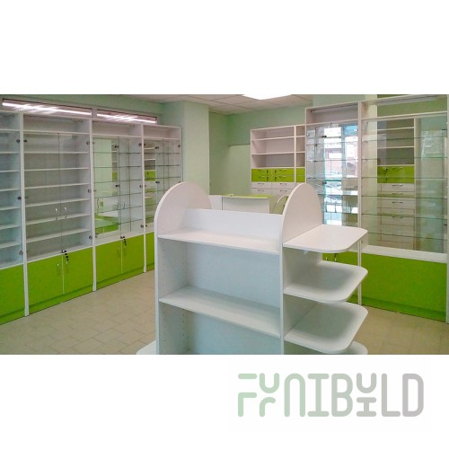 Furniture "Garonne" for a pharmacy