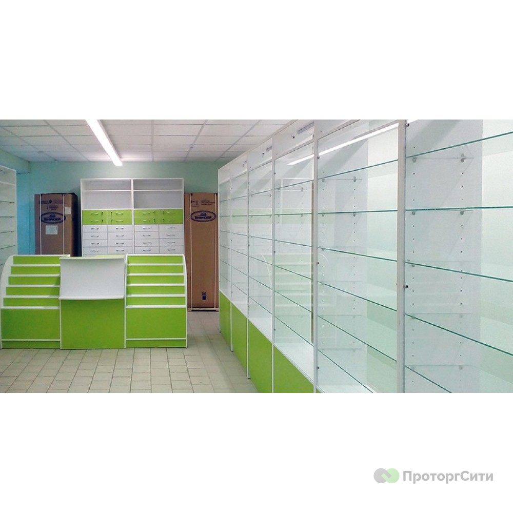 Furniture "Garonne" for a pharmacy