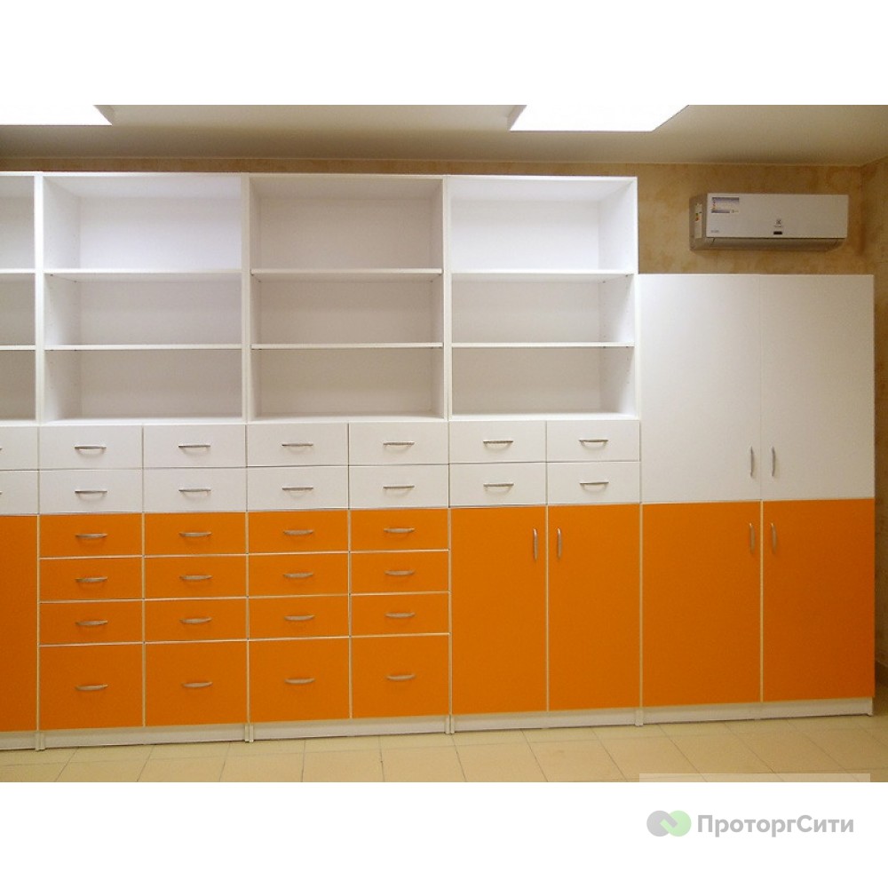 Furniture "Paiza" for a pharmacy