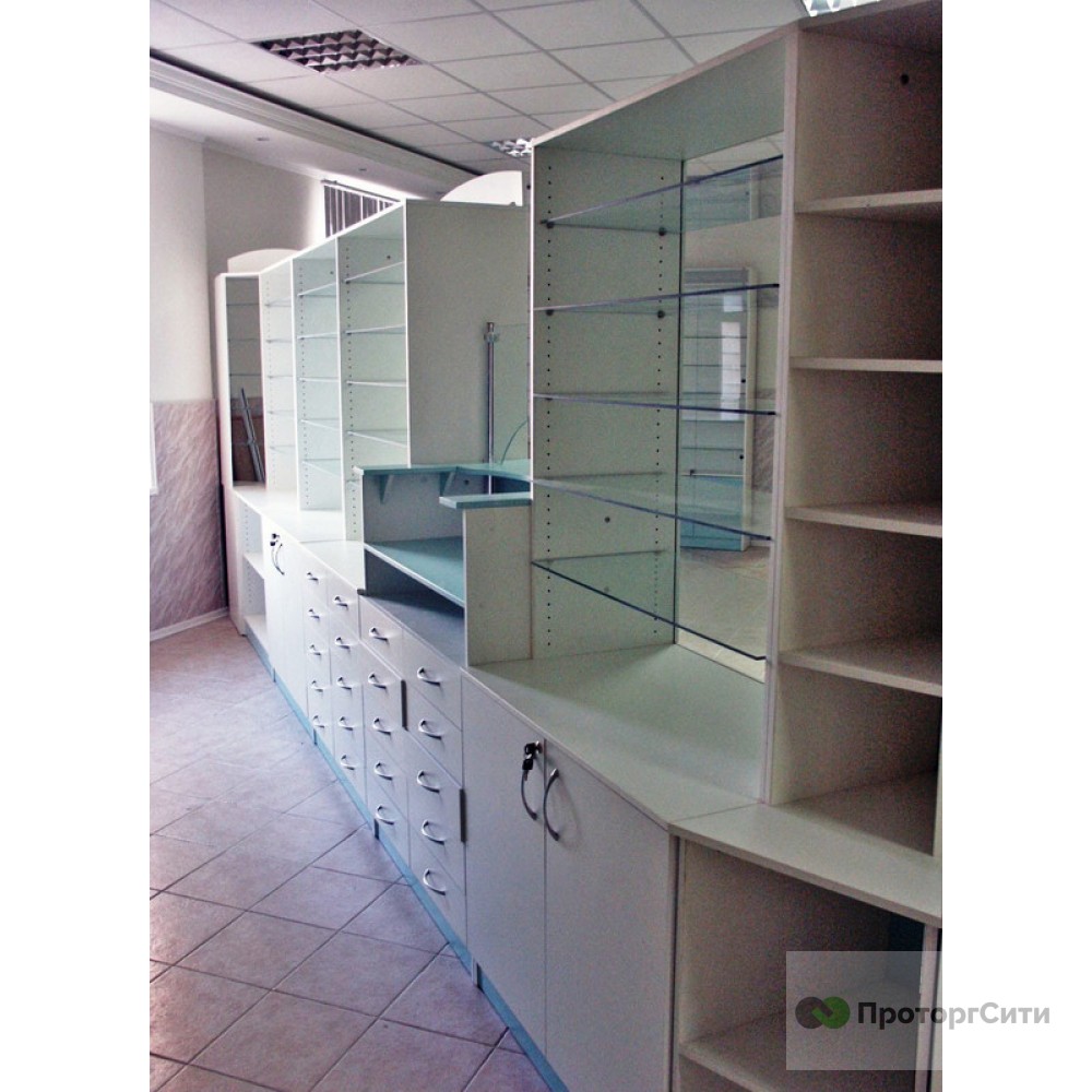 Furniture "Rain" for a pharmacy