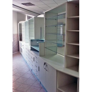 Furniture "Rain" for a pharmacy