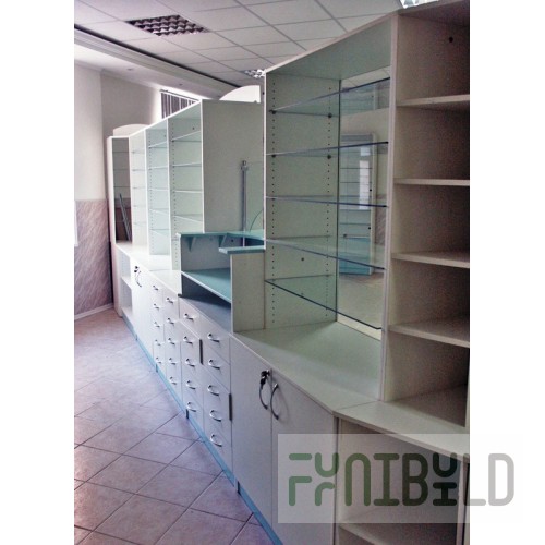 Furniture "Rain" for a pharmacy