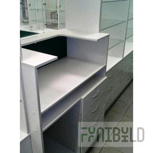 Furniture "Regent" for a pharmacy