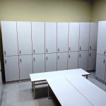 Furniture for changing rooms "Bron" for a fitness club