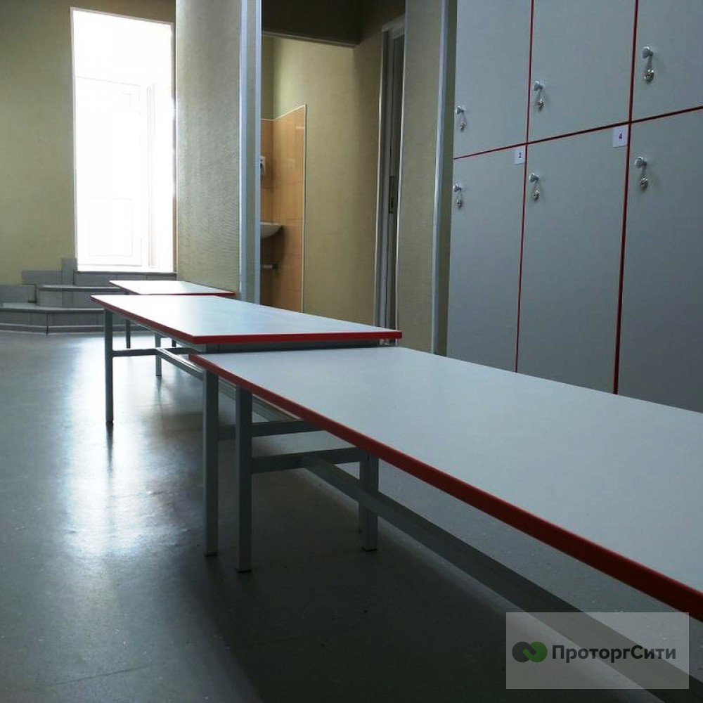 Furniture for changing rooms "Bron" for a fitness club