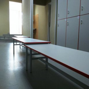 Furniture for changing rooms "Bron" for a fitness club