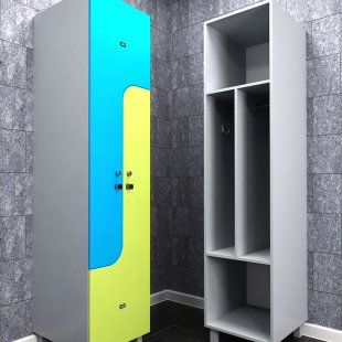 Lockers for changing rooms "Oktant" for a fitness club