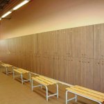 Lockers for changing rooms "Tit" for the fitness hall