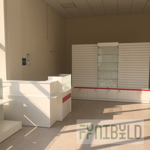Commercial furniture "Klamar" for a clothing store