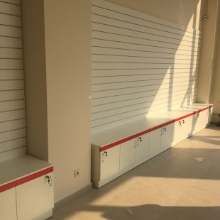 Commercial furniture "Klamar" for a clothing store