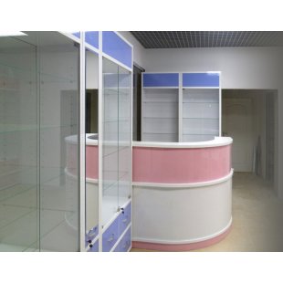 Furniture set "Boloriya" for optics store