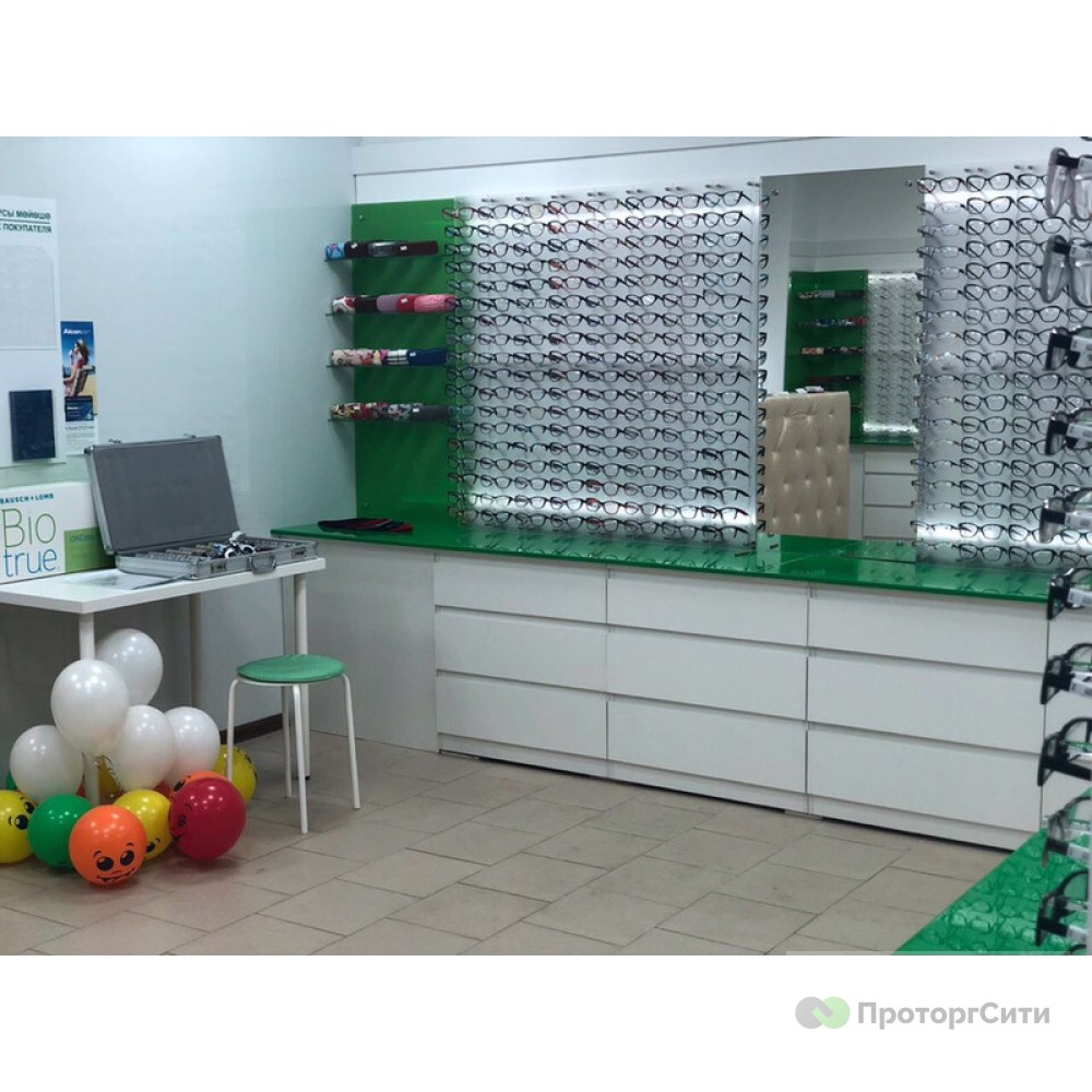 Furniture set "Damona" for optics store