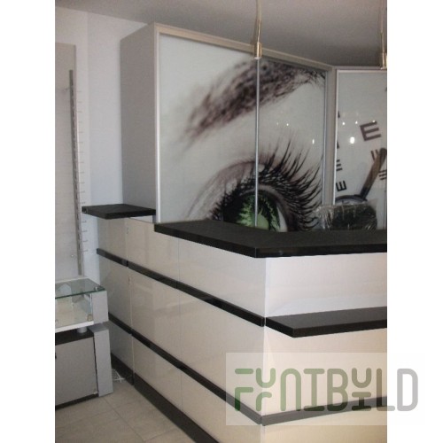 Furniture set "Driada" for an optics store