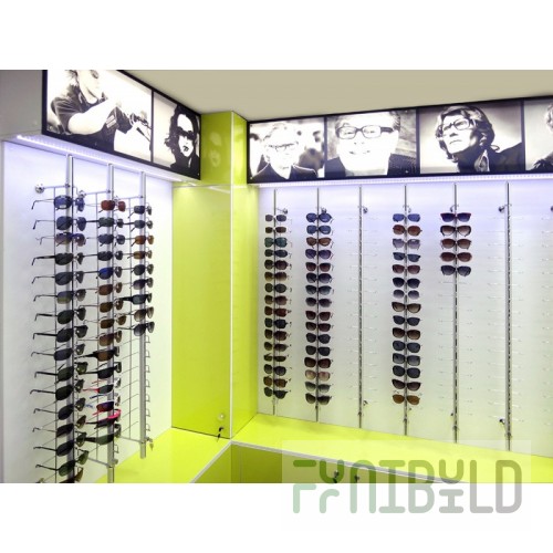 Furniture set "Frina" for an optics store