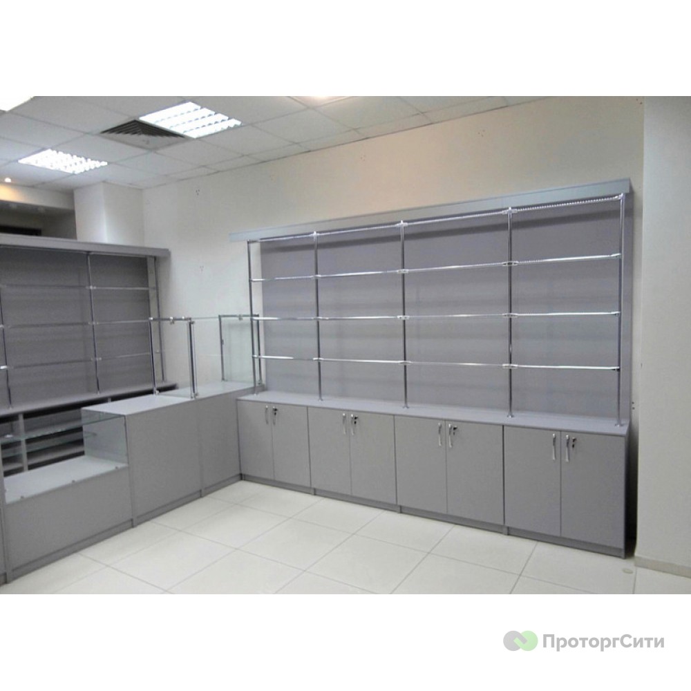 Furniture set "Grey day" for optics store