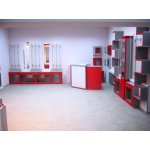 Furniture set "Utah" for an optics store