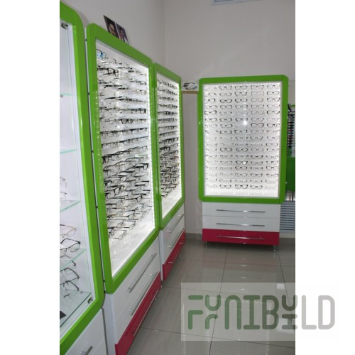 Furniture set "Osiris" for optics store