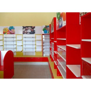 Furniture set "Aralia" for a grocery store