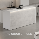 Botan Bar Counter – Oak & Concrete-Effect Café Counter