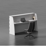 Vibe Front Desk – Sculpted Wave Lobby Counter