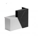 Antalya Corner Front Desk – Modern L-Shaped Counter