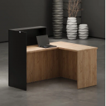Antalya Corner Front Desk – Modern L-Shaped Counter