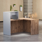 Antalya Corner Front Desk – Modern L-Shaped Counter