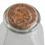 Tablecraft H92005 11-3/4 Oz Cork Top Glass Creamer Jar - Clear Tablecraft H92005 11-3/4 Oz Cork Top Glass Creamer Jar - Clear