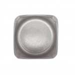 Tablecraft 10680 13 Oz. Square Fry Cup Stainless Steel Stonewashed Finish Tablecraft 10680 13 Oz. Square Fry Cup Stainless Steel Stonewashed Finish