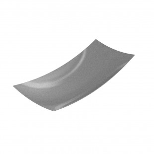 Tablecraft CW4080N 8 Qt Rectangular Cold Holding Bowl Aluminum with Smooth Finish