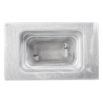 Tablecraft CW362N 1/9 Size 1/2 Quart Cold Holding Food Pan Cast Aluminum