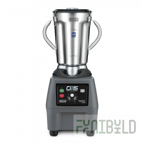Waring CB15VX 22 Inch 135 Oz Commercial Blender Variable Speed Control Stainless Steel