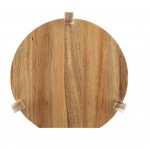 Tablecraft 10757 10 Inch Diameter Beverage Dispenser Stand Acacia Wood