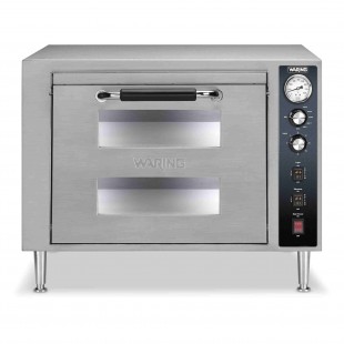 Waring WPO700 18-Inch Double-Deck Pizza Oven, Single Chamber
