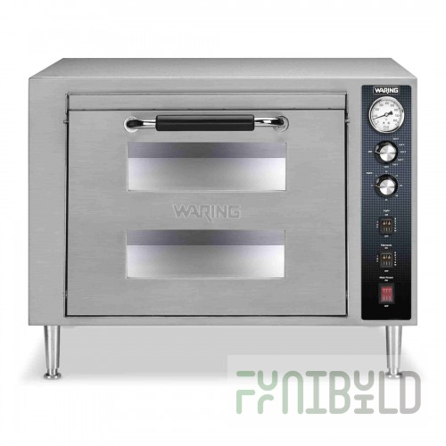 Waring WPO700 18-Inch Double-Deck Pizza Oven, Single Chamber