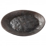 Tablecraft 10891 10 Inch Lunara Collection Plate Small Melamine Black Stone Pattern with Copper Flecks Tablecraft 10891 10 Inch Lunara Collection Plate Small Melamine Black Stone Pattern with Copper Flecks