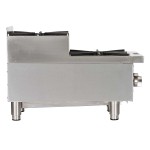Globe GHPSU212G 12 Inch Gas Hotplate Countertop with 2 Burners 60000 BTU