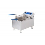Globe PF10E 15 Inch Electric Deep Fryer All Stainless Steel with 10 lbs Oil Capacity