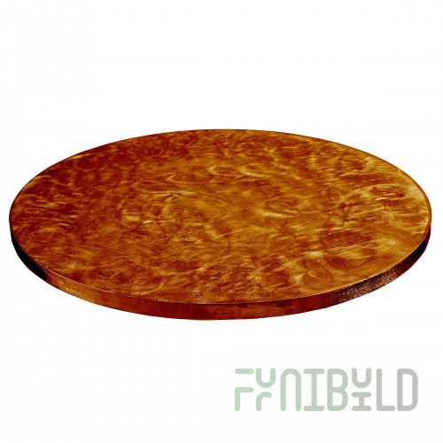 Tablecraft CWALC3RSATCP 30 Inch Round Tabletop Cover Copper Finish Aluminum