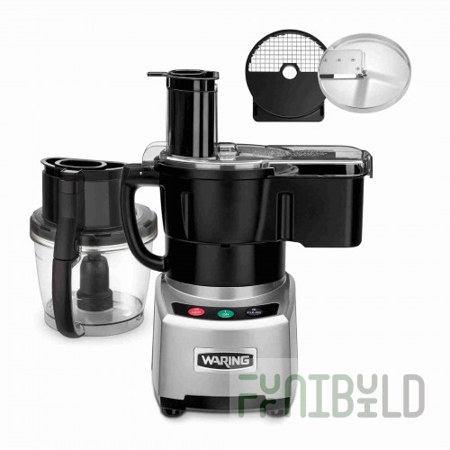 Waring WFP16SCDE 15 Inch Commercial Food Processor with 4 Qt Batch Bowl and Feed Operation