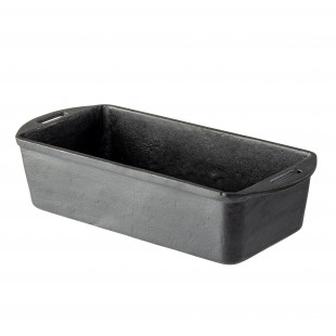 Tablecraft 10749 10-1/8 Inch Cast Iron Loaf Pan with Handles