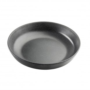 Tablecraft 11811 24 Oz Melamine Serving Bowl Round Gray with Speckles