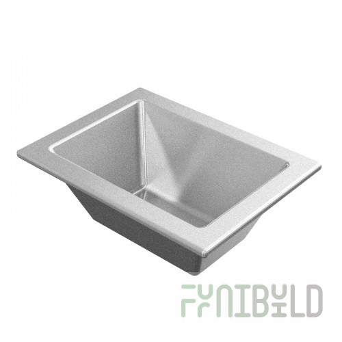 Tablecraft CW1797N 1 Quart Cold Holding Food Pan Aluminum with Reinforced Lip