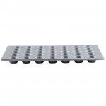 Tablecraft 12474 26 Inch Muffin Pan 35 Cup Aluminized Steel Non-Stick