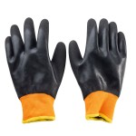 Tablecraft 12246 Small Freezer Glove 9 Inch Black Pair of 2 Polyester Yellow Cuff Tablecraft 12246 Small Freezer Glove 9 Inch Black Pair of 2 Polyester Yellow Cuff