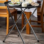 Tablecraft 23 17-1/4 Inch Tray Stand Chrome Plated Tubular Construction Tablecraft 23 17-1/4 Inch Tray Stand Chrome Plated Tubular Construction
