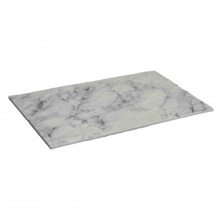 Tablecraft MG1WM 12 Inch Melamine Display Tray with White Marble Finish Tablecraft MG1WM 12 Inch Melamine Display Tray with White Marble Finish