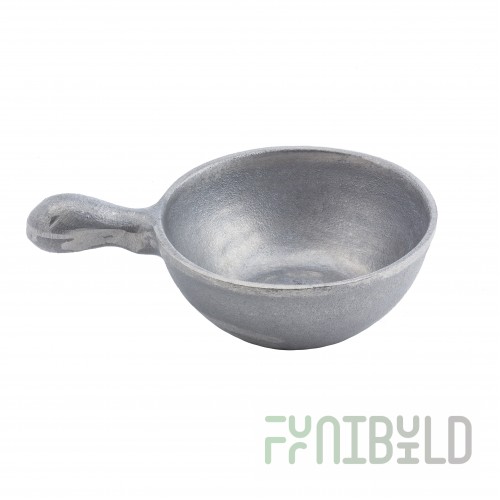 Tablecraft CW3375CP 18 Oz Aluminum Soup Bowl Round Cold Holding With Handle Copper Finish