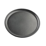 Tablecraft 11809 9 Inch Round Serving Plate Melamine Gray with Speckles Tablecraft 11809 9 Inch Round Serving Plate Melamine Gray with Speckles