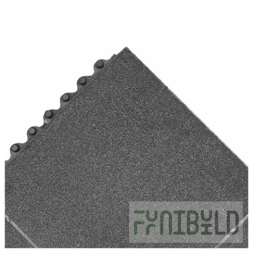 Notrax 616S0033BL 36 Inch Anti-Fatigue Floor Mat Rubber Black with Snap-Together System